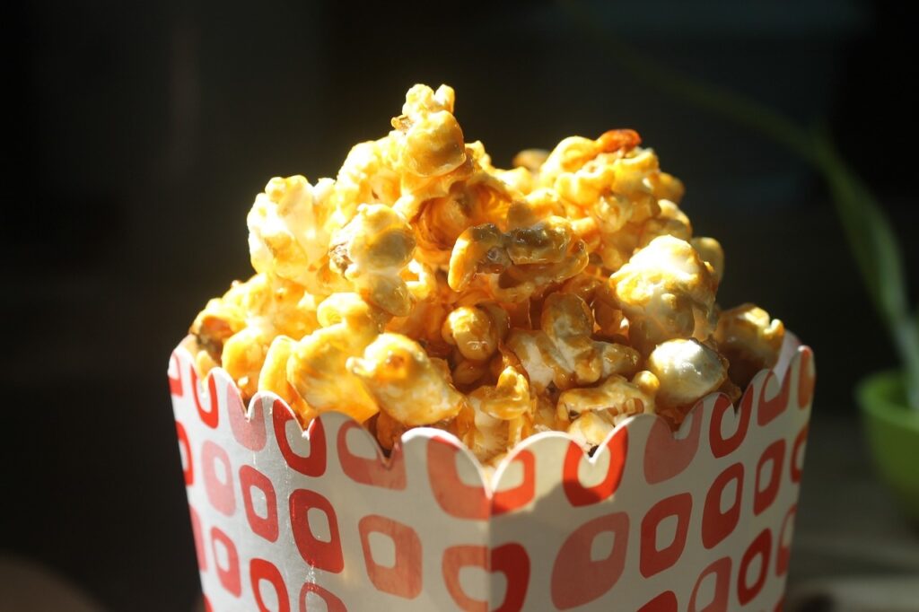 opakowanie na popcorn do druku