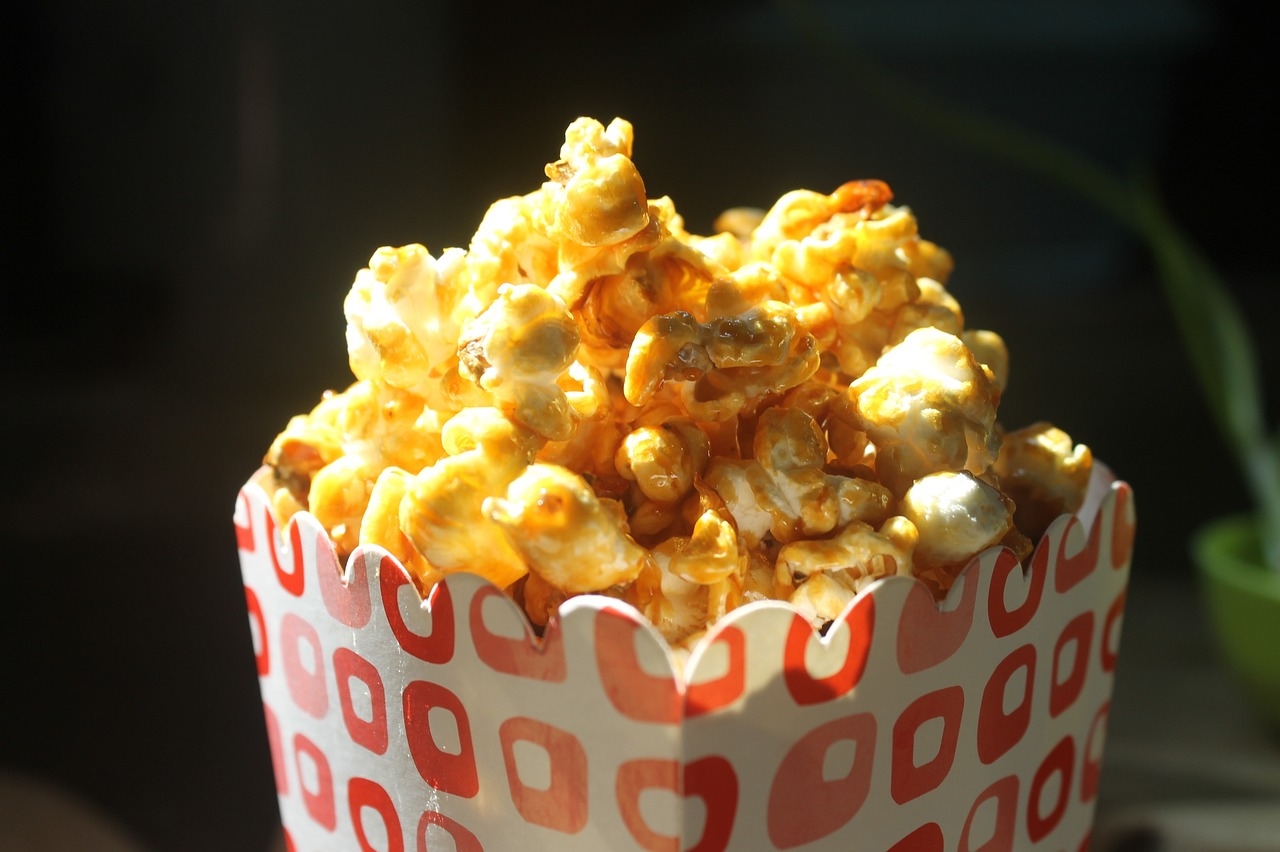 opakowanie na popcorn do druku