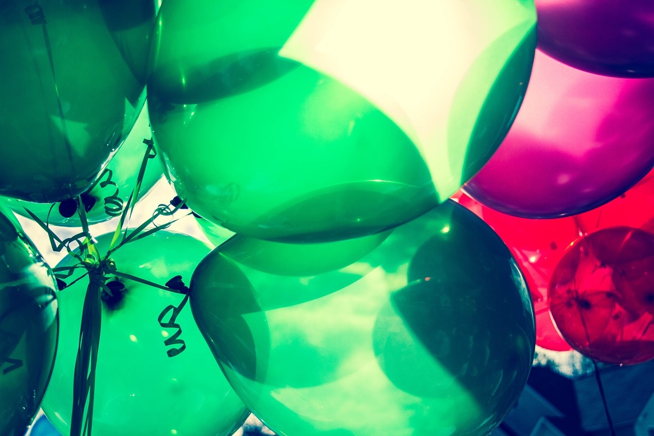 pudło na balony
